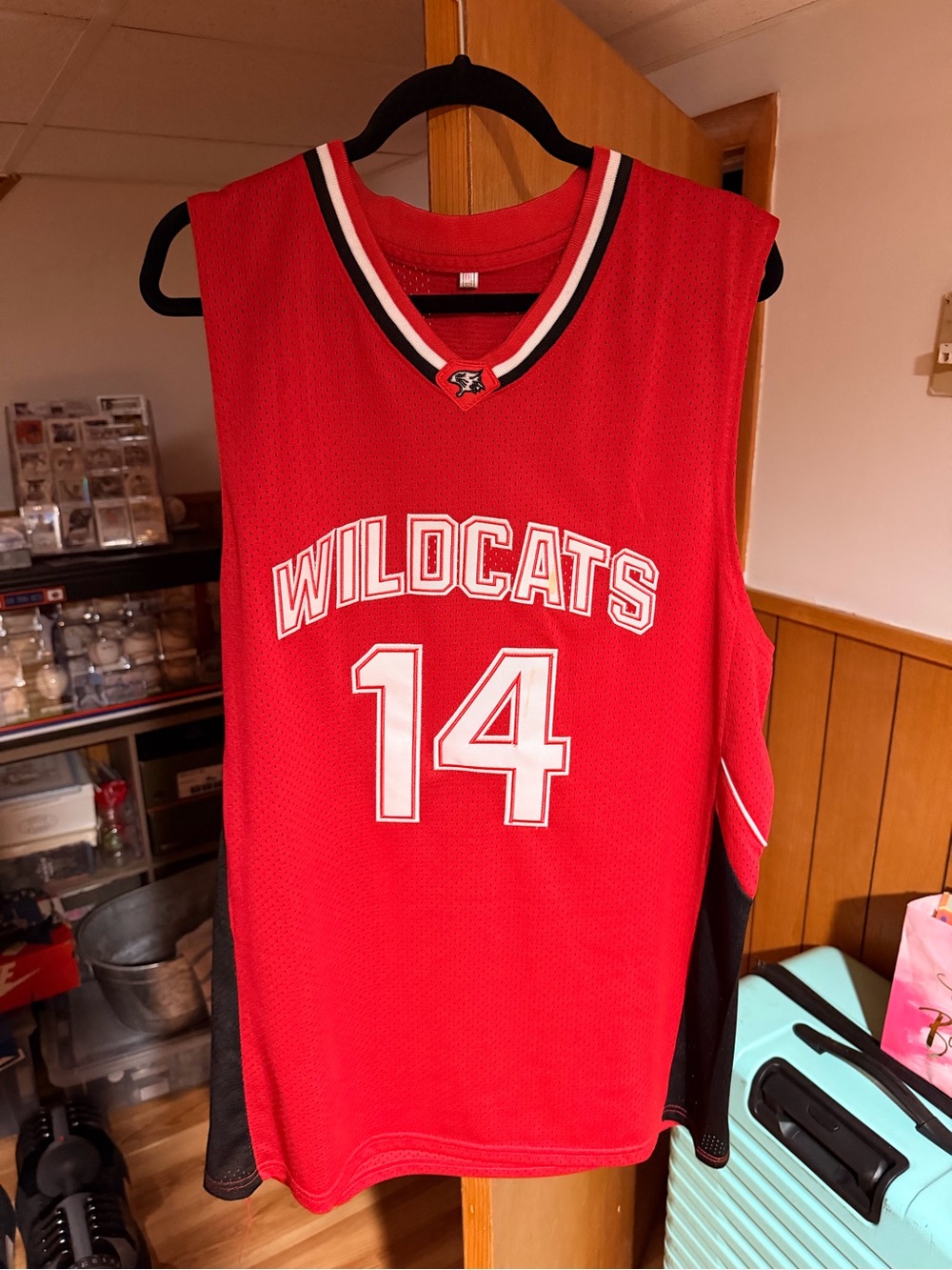 Wildcats #14 Red Basketball Jersey- Bolton